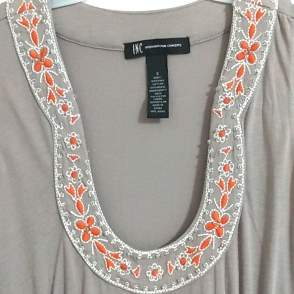 INC NWT EMBROIDERED FIT & FLARE DRESS SIZE SMALL - Picture 3 of 13